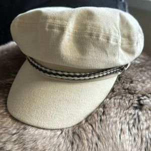 Brixton hat! Brand new with tags! Cream color. Size large.